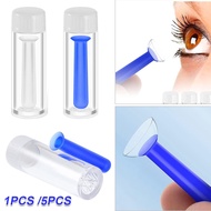 **包郵** 【藍色/透明】矽膠隱形眼鏡摘除器 佩戴輔助器 [平行進口] (1個裝/5個裝)