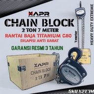 PROMO MURAH APR chain block 2ton 7meter katrol kerekan takel lebih