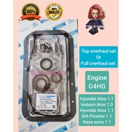 HYUNDAI ATOS 1.0 / 1.1 KIA PICANTO NAZA SURIA G4HG ENGINE TOP & FULL OVERHAUL GASKET SET (CARBON)
