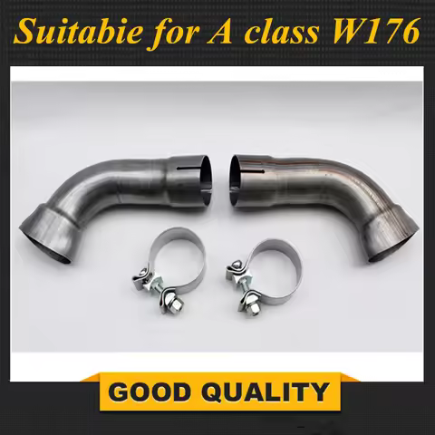 Transfer Tubes For Mercedes W176 Diffuser with Exhaust Installation 304 Stainless Steel Material