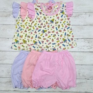 6pcs✨🌹🎠3 Set Baby Girl Clothing Baju Bayi Perempuan 6m+-18m+ 3 Pasang baby - JK Kids Mykids Fiffy Pu