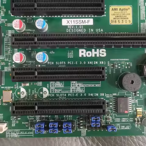 X11SSM-F Server Motherboard E3-1200 v6/v5 7th/6th Gen. Core i3 Series 8 SATA3 (6Gbps) IPMI 2.0 LGA11