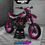 Custom wr155 decal \ yamaha wr155 sticker \ wr 155 accessories \ klx decal \ crf decal \ logo