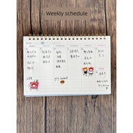 planner 2026 planner Simple Weekly Planner Schedule Notebook Efficiency Manual Coil Weekly Planner T