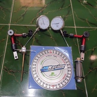 Alat Dial Noken As Busur Derajat Set Dial Indikator