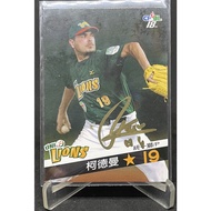 Cordeman Chinese Professional Baseball 18 CPBL Annual Player Card Uniform Lions 005 Rob Cordemans Au