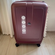 24 inch DELSEY 名牌 行李箱 超靚 酒紅色 篋 喼 staycation red rum wine Luggage suitcase suit case