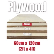 💥HOT DEAL SOLID Lightweight Plywood (2ft X 4ft) 12mm Thickness Board Customizing to sizes