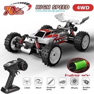 S911PRO 1:16 4WD RC Car 70KM/H or 50KM/H Remote Control Cars High Speed Drift Brushless Monster Truc