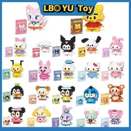 LBOYU Mini Building Block Assembled Small Sanrio Particles Toys For Kid Birthday Gift Building Block
