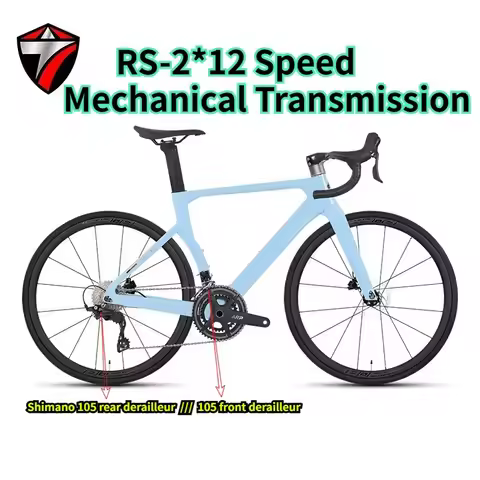 TWITTER T8pro(RS-2*12s 105 front and rear derailleurs)(RS-12s M6100 rear derailleur)T800 carbon fibe