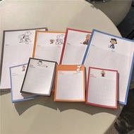 Note Paper B5 Size Report Snoopy Pattern