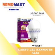 CAHAYA HANNOCHS A-BULB LED LAMP ALFA COOL DAYLIGHT BULB 9 WATT W HANNOCH BULB 9WATT 9W WHITE LIGHT D