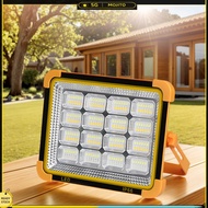 4800W LED Solar Powered Reflector Spotlight IP66 Waterproof Portable Projector Floodlight Power Bank