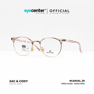 Gọng kính cận nam nữ chính hãng ZAC&CODY C35 nhựa dẻo siêu nhẹ chống gãy nhập khẩu by Eye Center Vi