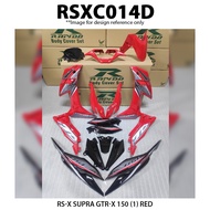 Rapido Cover Set RS-X  Supra GTR-X 150 (1) (Sticker Tanam)