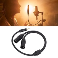 yohooo ASHATA Dual XLR to 1/8 Inch TRS Cable 1.64FT  20 AWG 4N OFC Male Stereo Y Splitter for Media 