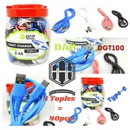 DAP DGT100 Data Cable Type-C 1m 2.4A Fast Charging Type C Charger Cable