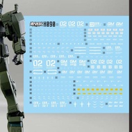 MASTER H090 HG 1/144 GM Spartan Water Slide Decal Fluo Type