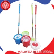 SayYes Set Mop Lantai Spin Mop Bucket Set Microfiber Floor Mop Lazy Mop Cloth Floor Cleaner Multi-Pu