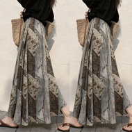 2026 Early Autumn Retro Print High-Waist A-Line Berkeley Skirt - Pear Shaped Design