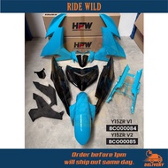 RIDE WILD YAMAHA Y15 Y15zr V1 V2 V3 Coverset kosong grey/blue/black/cream white Coverset HPW yaris g
