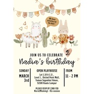 Birthday Digital Invitation E card