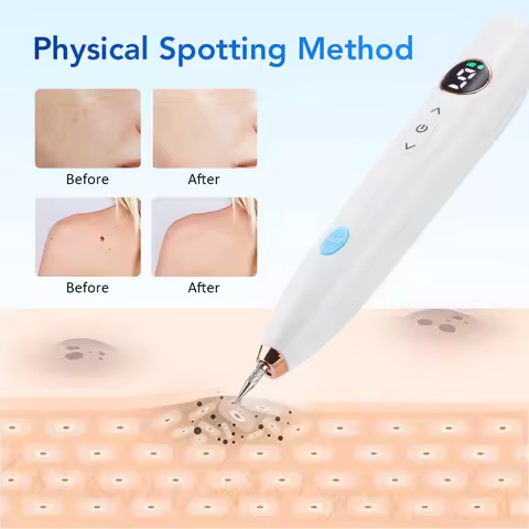 Laser Plasma Pen Freckle Remover Machine LCD Mole Wart Removal Dark Spot Remover Skin Wart Tag Tatto