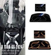 For R 1300 GS GS 1300 2024 R1300GS 3D Sticker Front and Rear Radar Sticker Protection Kit