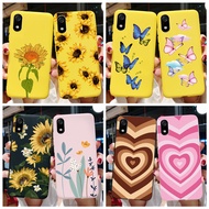 เคส Redmi7A สำหรับ Xiaomi Redmi 7A 7เคสซิลิโคนนิ่มลายดอกทานตะวันน่ารักเคสโทรศัพท์สำหรับ Redmi 7A 5.4