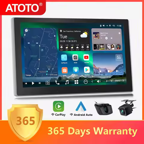 ATOTO 10 inch QLED Android Car Stereo 8G+128G Bluetooth Apple Carplay Screen Android Auto Navigation