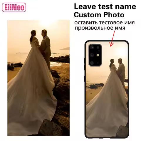 EiiMoo Custom Photo Silicone Case For Huawei P40 P30 P20 Mate 20 20X X Lite E Pro Plus 5G Personalis
