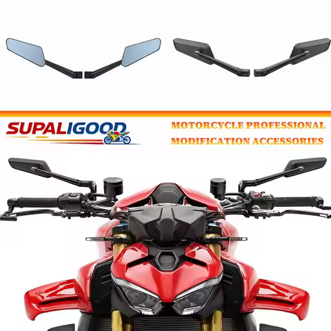 For Ducati Streetfighter V2 V4 Streetfighter 848 Rearview Mirror Rear View Side Reflector Motorcycle