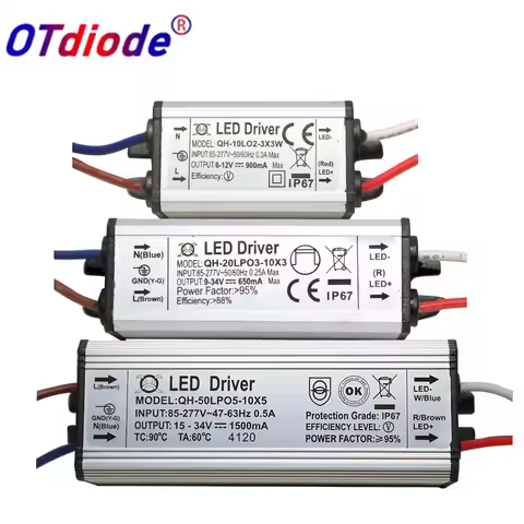 Transformer 18V LED Driver 50W LED Driver 10W 20W 30W 50W 100W IR Adapter Transformer AC85V-277V to 