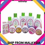 Set Najlaa Baby Skincare Herbal Oil Baby Balm Kunyit Hitam Essential Herbal Cream najla Sembelit Ecz