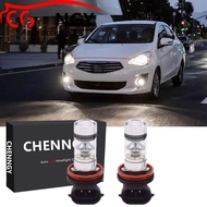 สำหรับมิตซูบิชิมิราจ /Attrage G4ซีดาน2014-2020-6000พัน9-32โวลต์โปรเจคเตอร์ LED ด้านหน้าไฟตัดหมอกหลอด