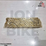STOCK - 10 Speed HGX Gold Edition Chain 10sp HG-X Gold Color Chain MTB Mountain Roadbike Folding Str