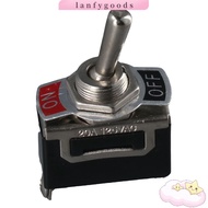 LANFYGOODSS Rocker Toggle Switch, 2Pin Metal Toggle Switch, Heavy Duty 20a 125v Spst Switches Car