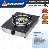 Hanabishi Single Burner Gas Stove Strong Tempered Glass Original 1 Year Warranty GGS 100