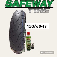 SAFEWAY TIRE SIZE 17 TUBELESS TIRE With SEALANT & PITO