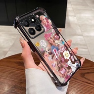 Honor X7d X7C X6C X8C X8b X6B X8a 5G X7a X7b X5b X6A Barbie Full Clear Casing Anti-Drop Anti Drop Sh