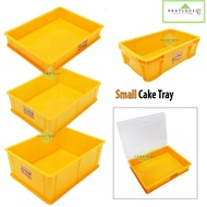 Small Cake Tray / Yellow Tray / Bakery Tray / Bread Tray / Plastic Cake Tray / Plastic Yellow Tray /