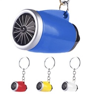 Metal aircraft engine turbine keychain, a rotating turbofan aircraft engine pendant, a gift for all 