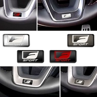 Car Steering Wheel Center Emblem Sticker F Sport Logo Metal Badge Interior Decals For Lexus RX300 IS