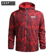 JEEP SPIRIT 1941 ESTD Hiking Jacket Men Shark Soft Shell Military Tactical Jackets Waterproof Windbr