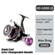 SHIMANO Reel Pancing Max Drag 30kg Murah  KD1000-6000 Reel Pancing Kecil Bekas Spining  Reel Pancing