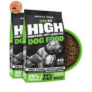 Dry food granules for Bully,pitbull, andao dogs help increase muscle, Bully Max, 1kg bag