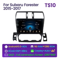 9inch Android 10 Car Radio For Subaru Forester XV WRX 2015 2016 2017 Multimedia Player 2Din Navigation GPS DSP RDS Head