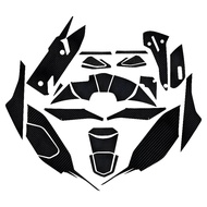 สติกเกอร์ติดรถยนต์สำหรับฮอนด้า PCX160สติกเกอร์ติดป้องกันคาร์บอนไฟเบอร์คาร์บอนถังน้ำมันการตกแต่งแบบส่