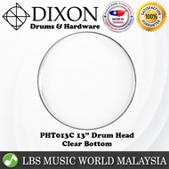 Dixon 13" PHT013C Clear Bottom Resonant Drum Skin Head DrumHead for Snare Tom (PHT013)